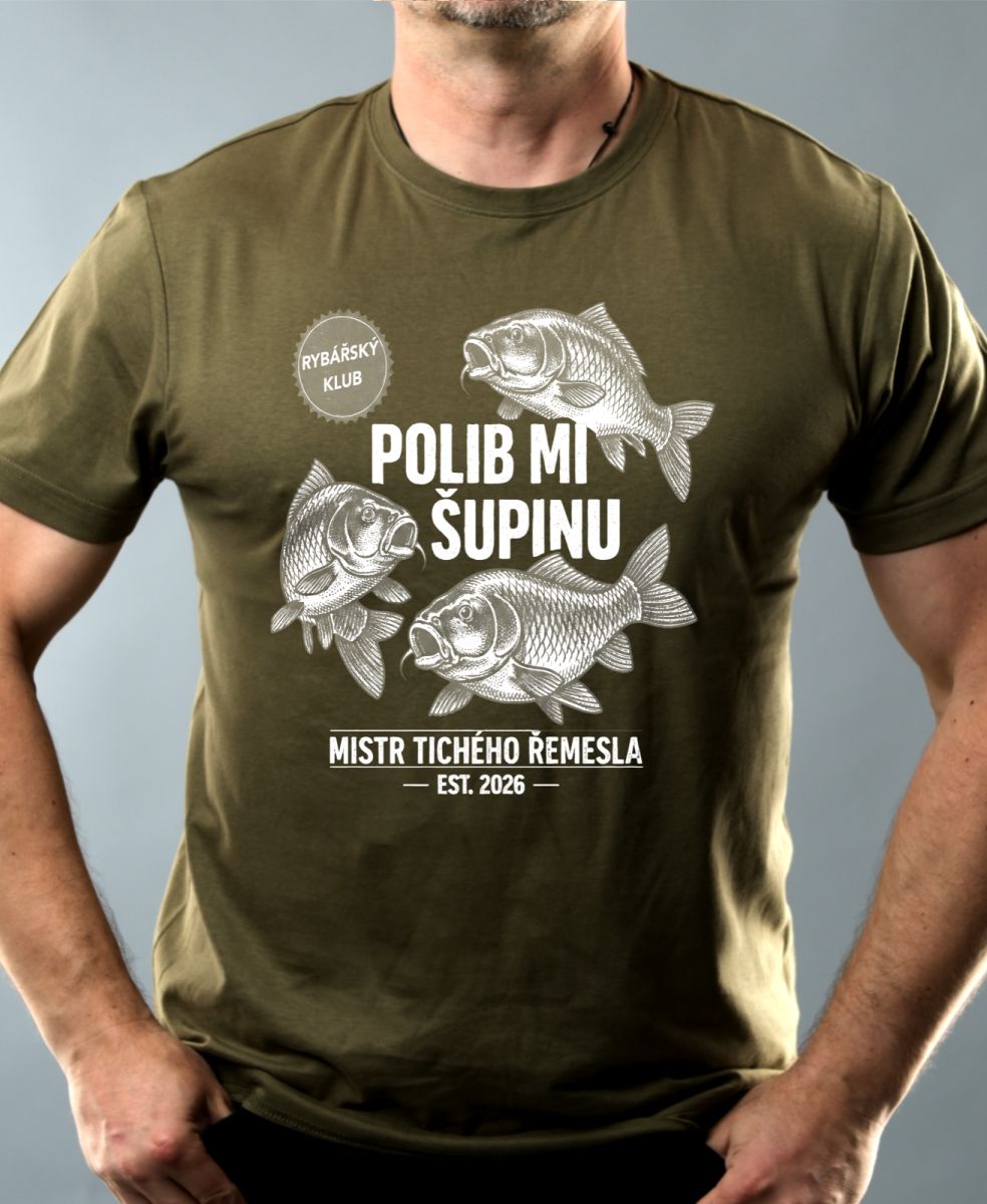 Polib mi šupinu, bílý potisk