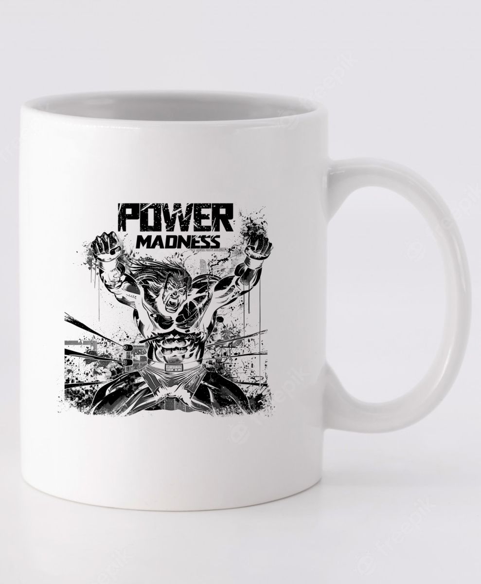 Power Madness – Zuřivý hrdina, černý tisk
