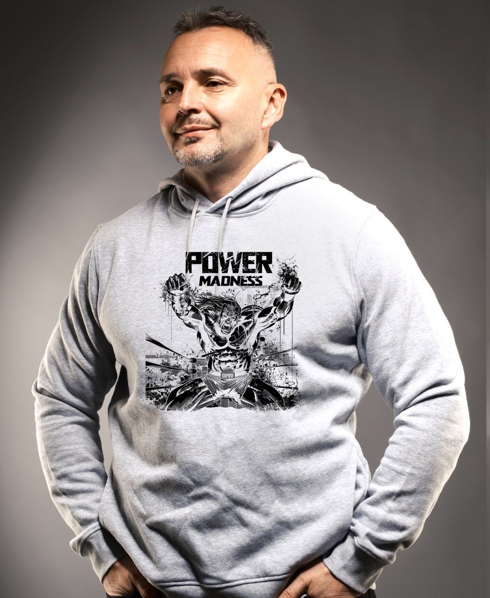 Power Madness – Zuřivý hrdina, černý tisk