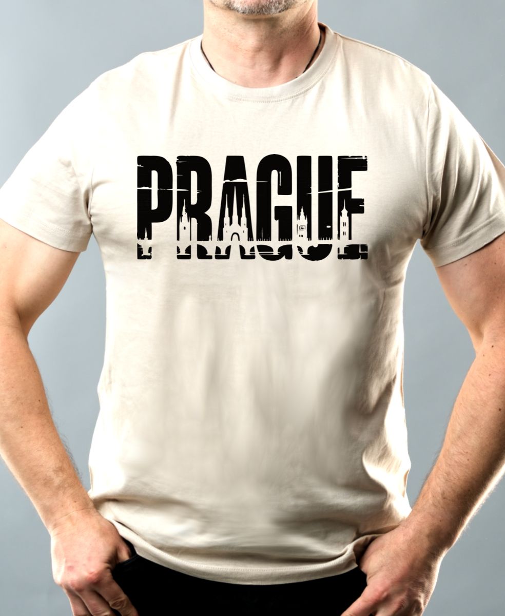Prague - černý potisk