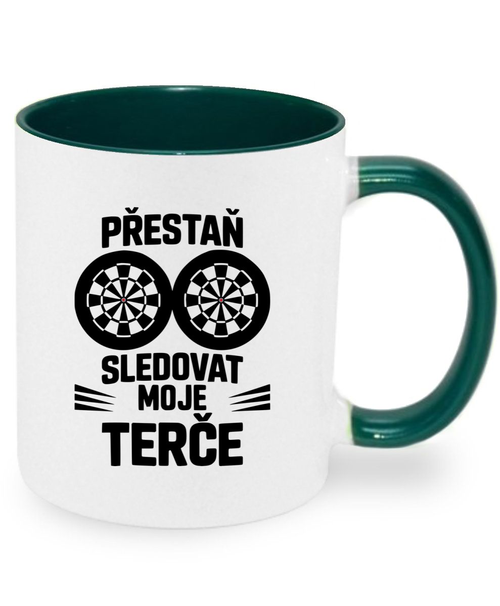 Přestaň sledovat moje terče. Černý tisk