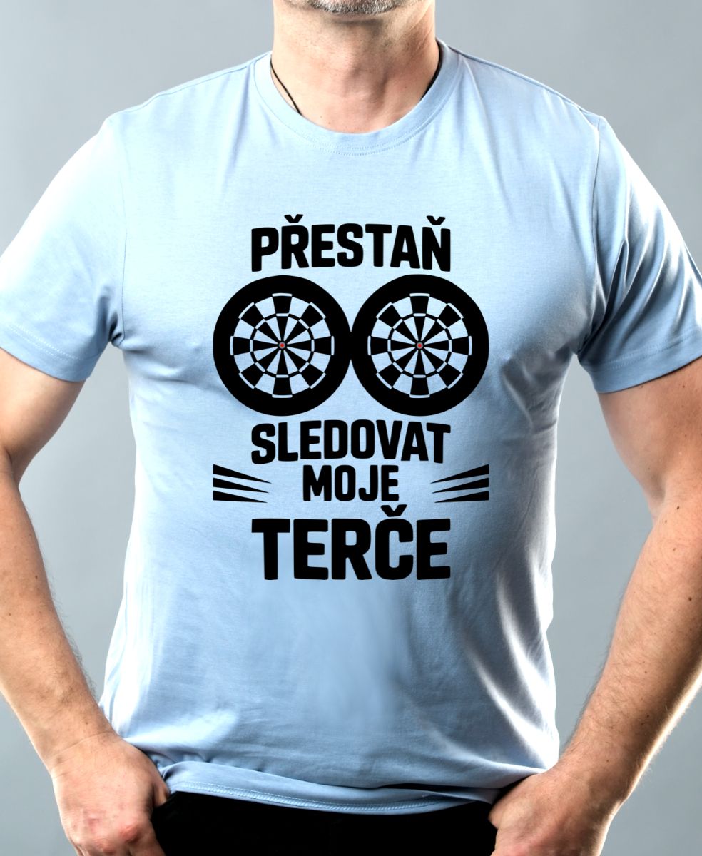 Přestaň sledovat moje terče. Černý tisk