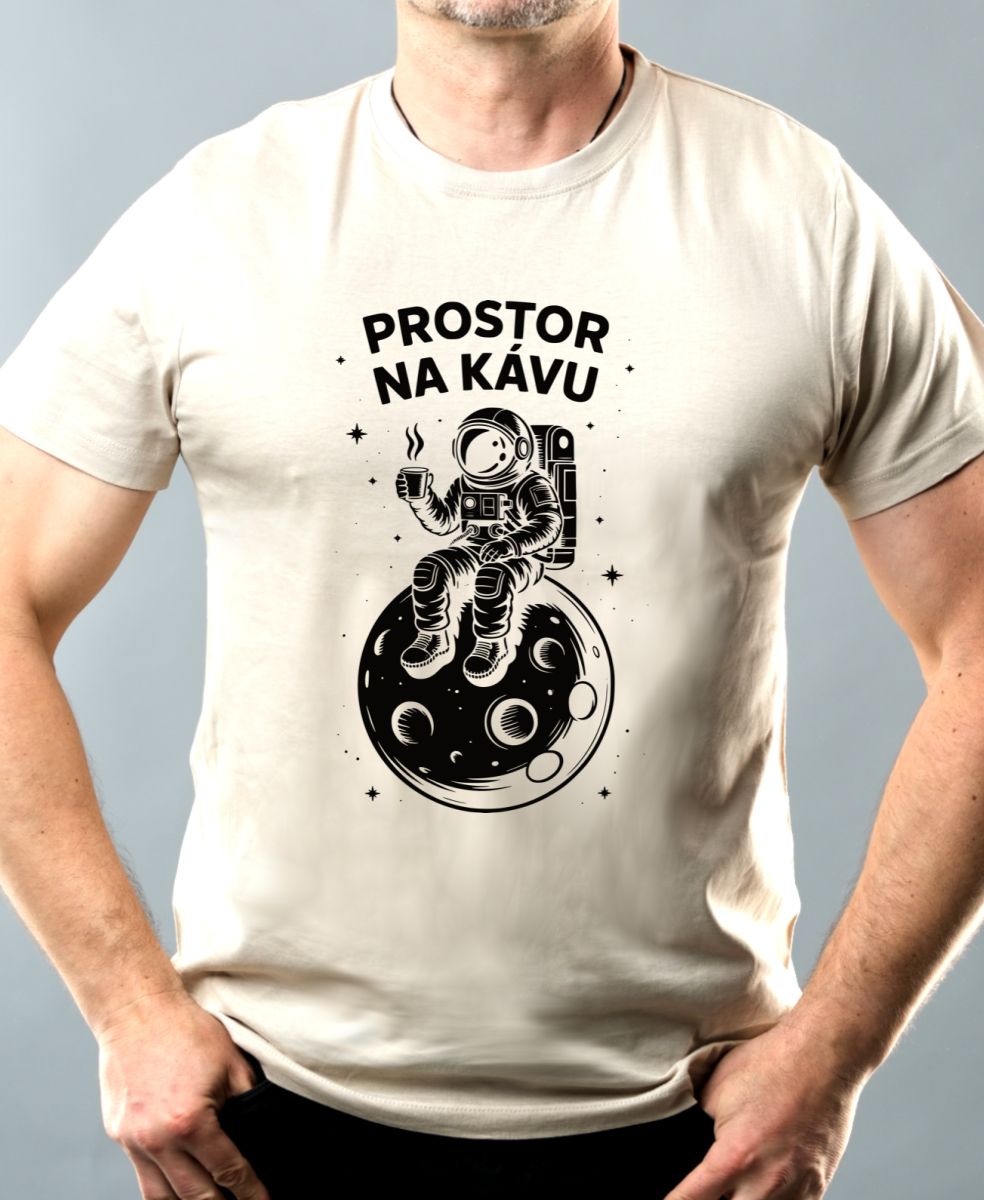 Prostor na kávu, černý tisk