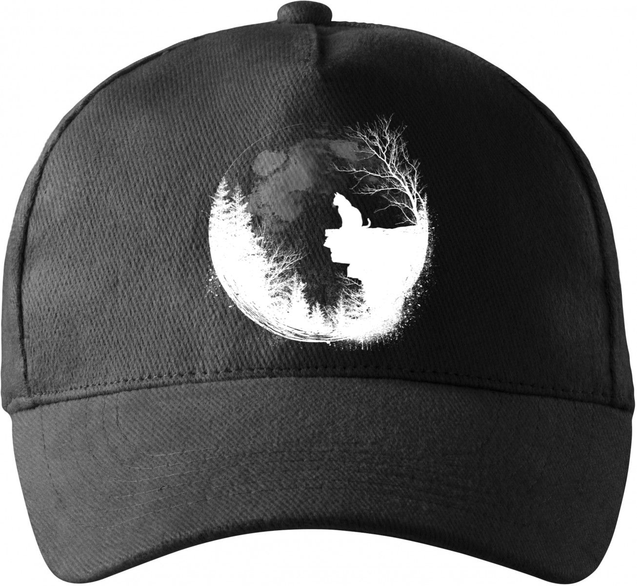 Půlnoční hlídka, kočka, bílý potisk