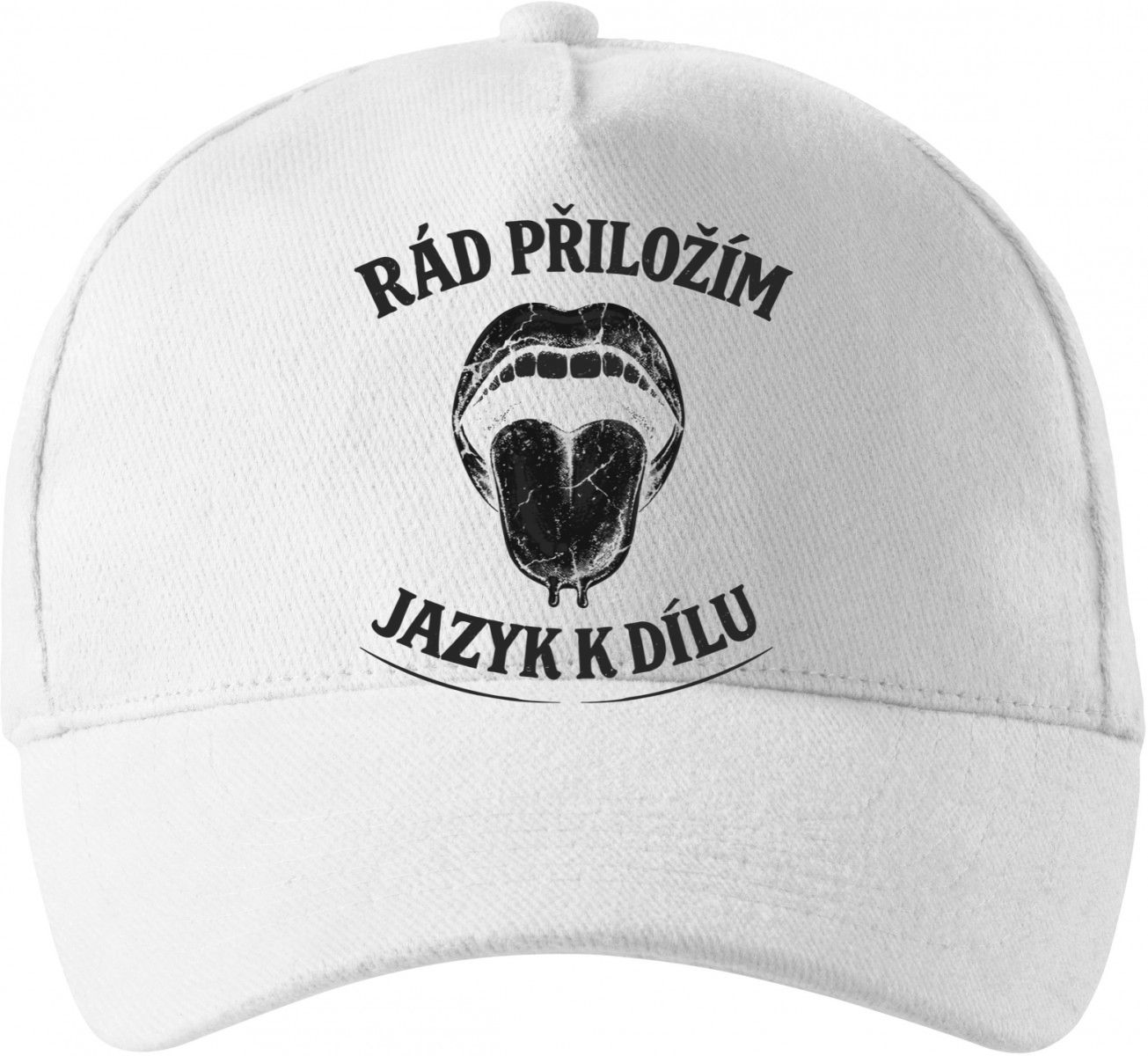 Rád přiložím jazyk k dílu, černý potisk