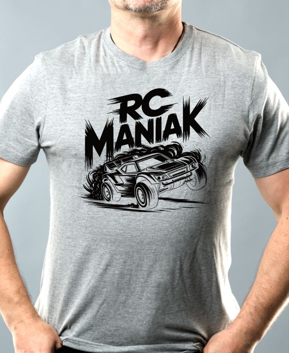 RC maniak, černý potisk