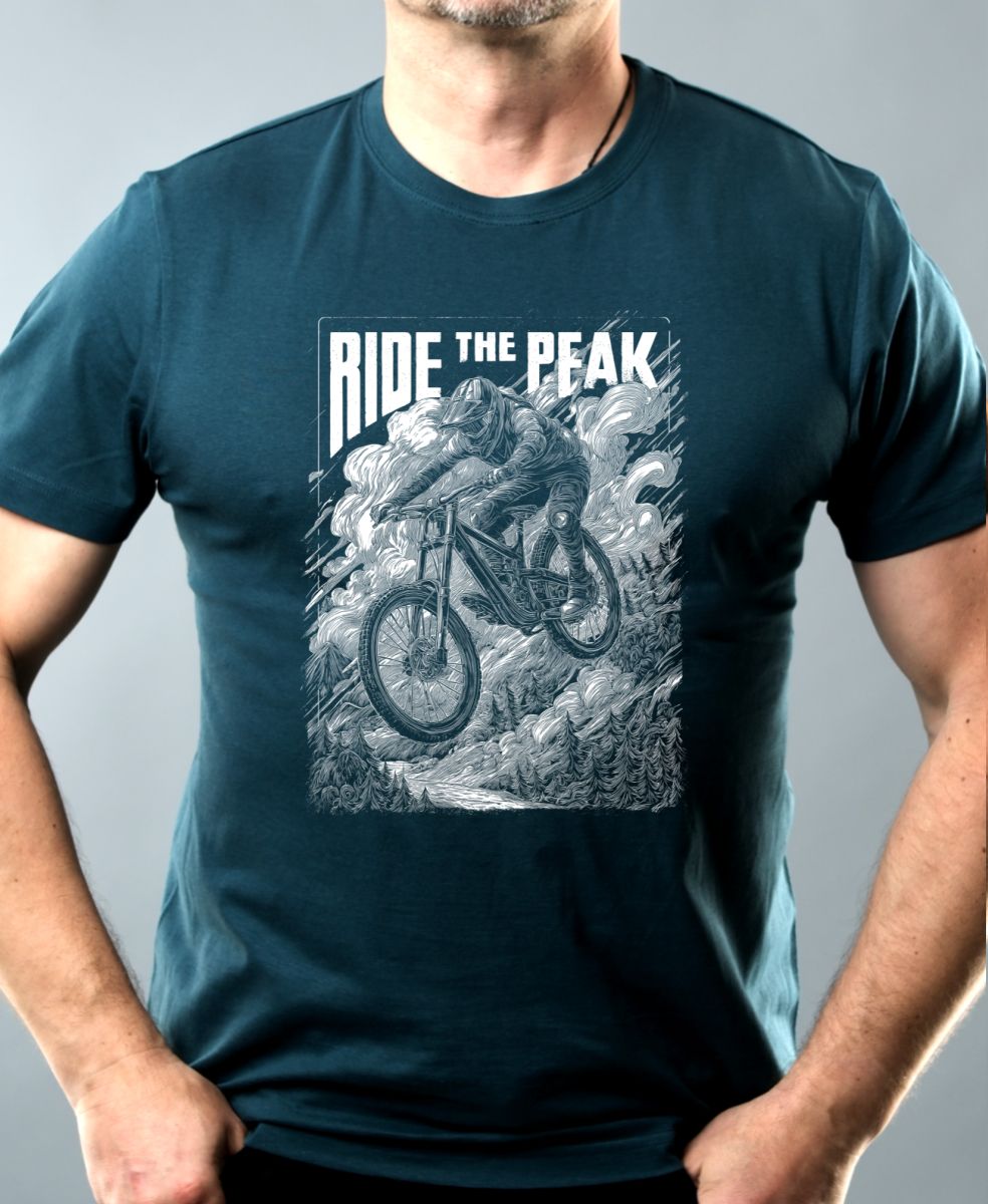 Ride the Peak, bílý potisk