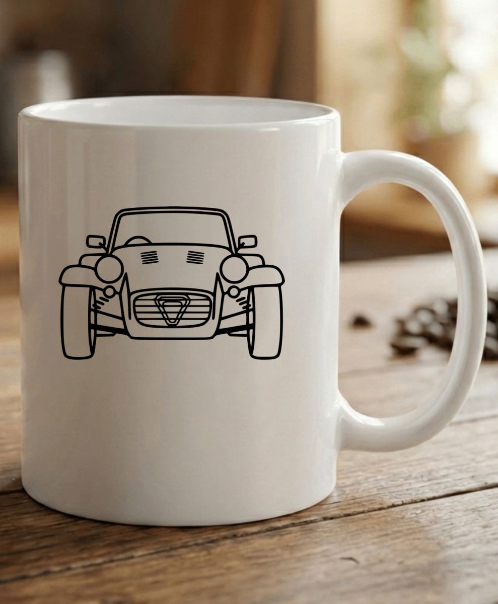 Roadster line-art, černý tisk