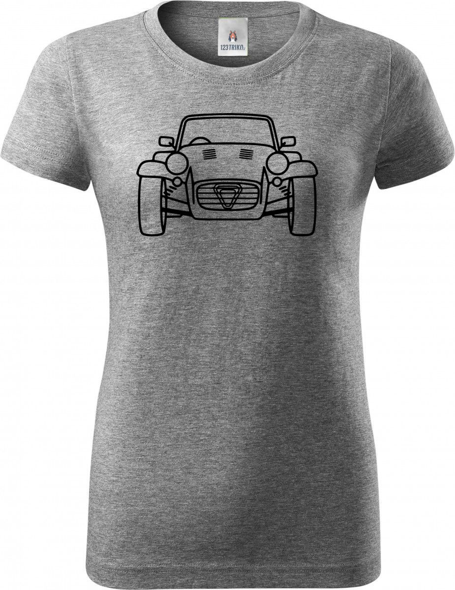 Roadster line-art, černý tisk