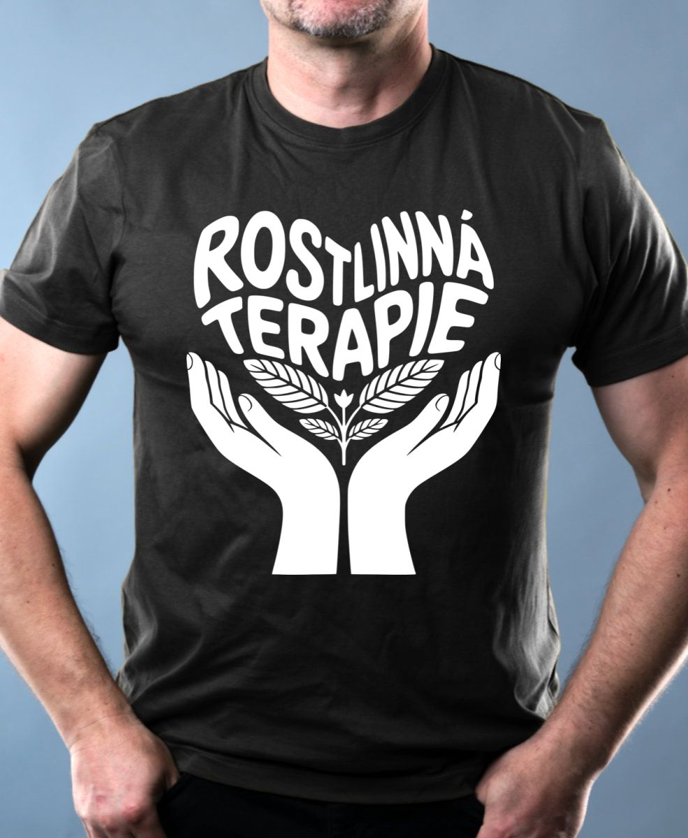 Rostlinná terapie, bílý potisk