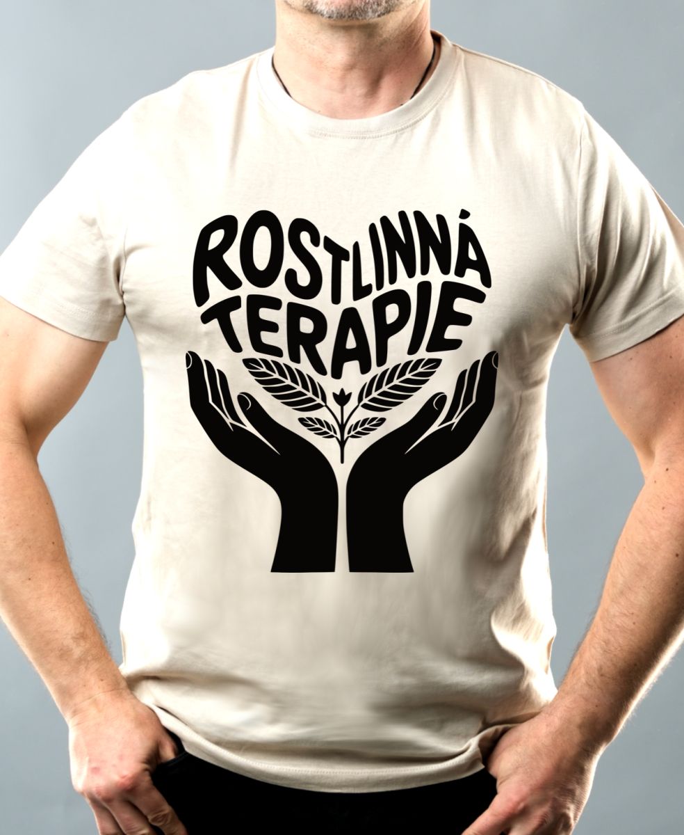 Rostlinná terapie, černý potisk