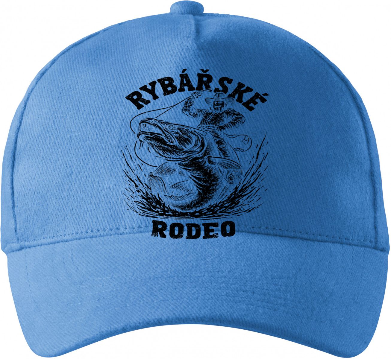 Rybářské rodeo, sumec, černý potisk