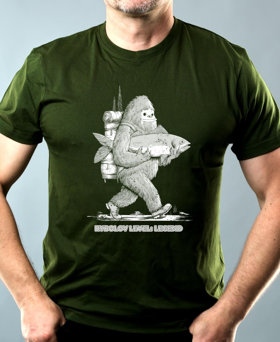 Rybolov level: Legend, bílý potisk