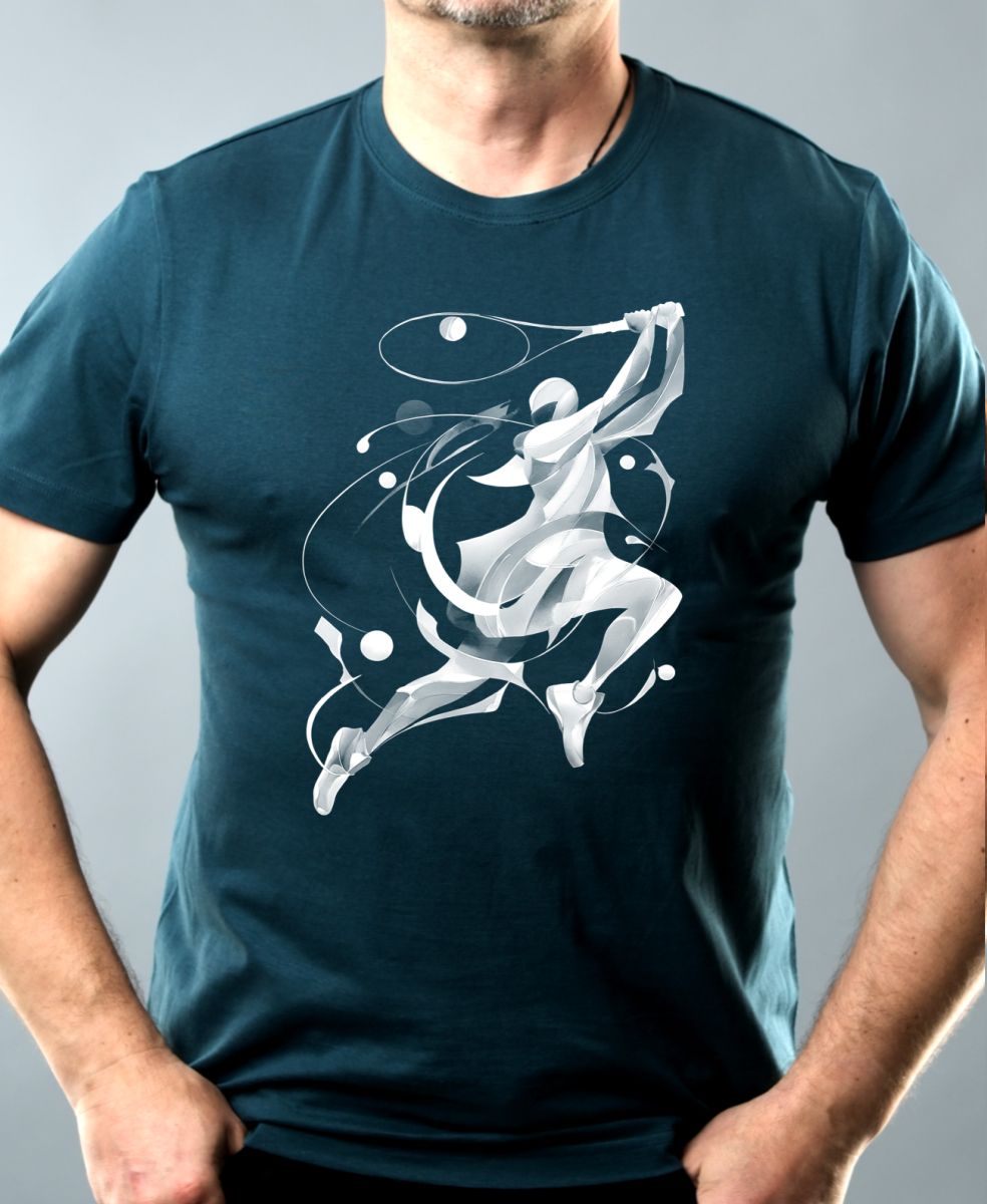 Rytmus kurtem, bílý potisk