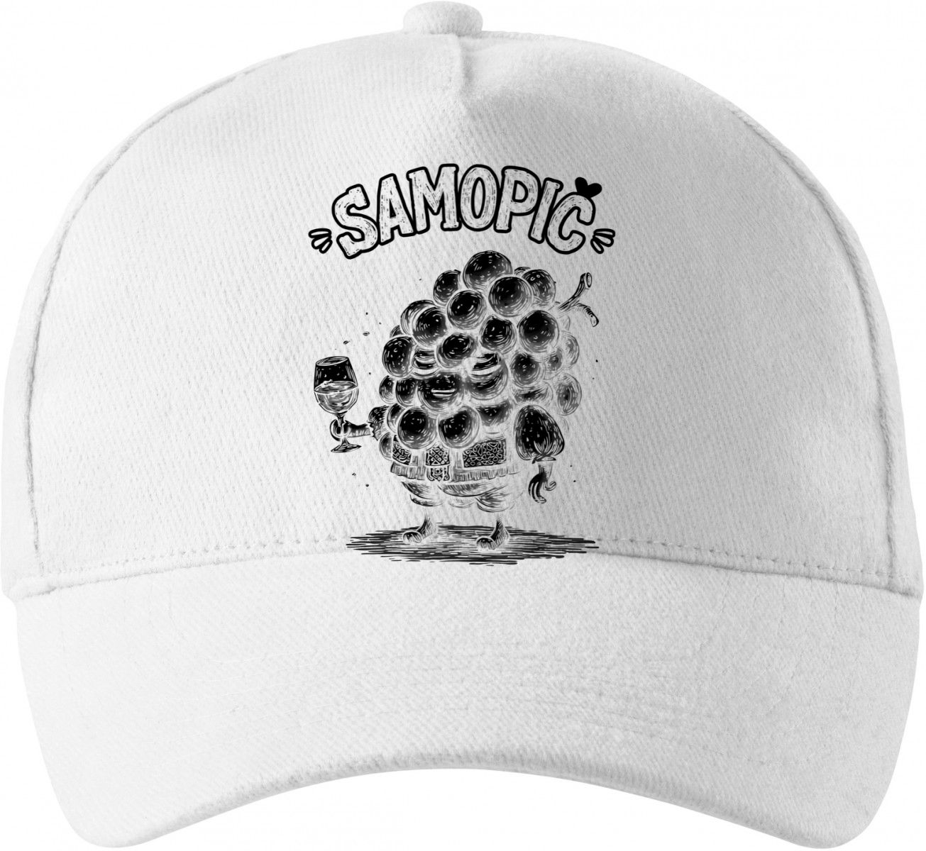 Samopič, černý tisk