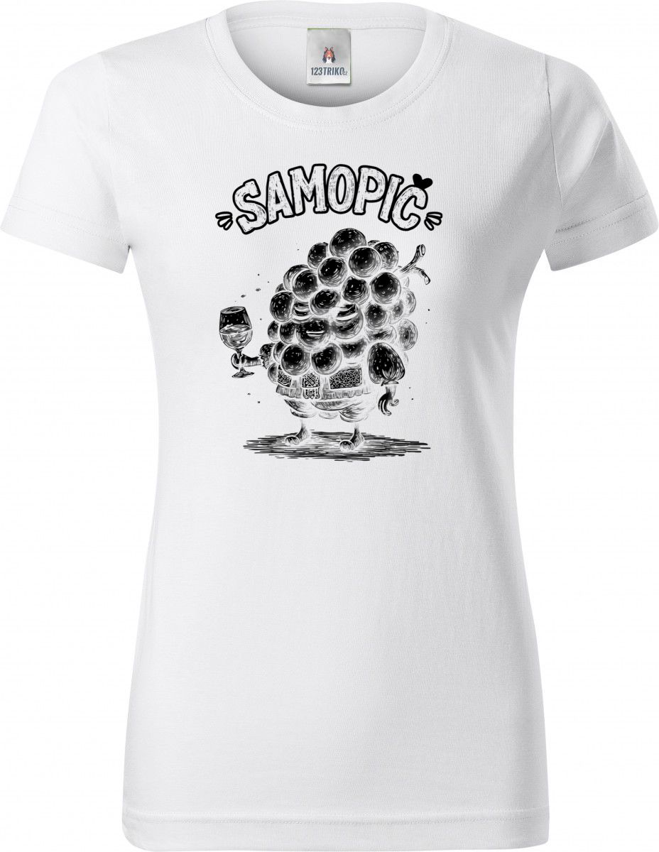 Samopič, černý tisk