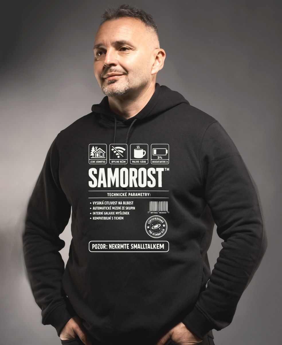 Samorost, bílý potisk