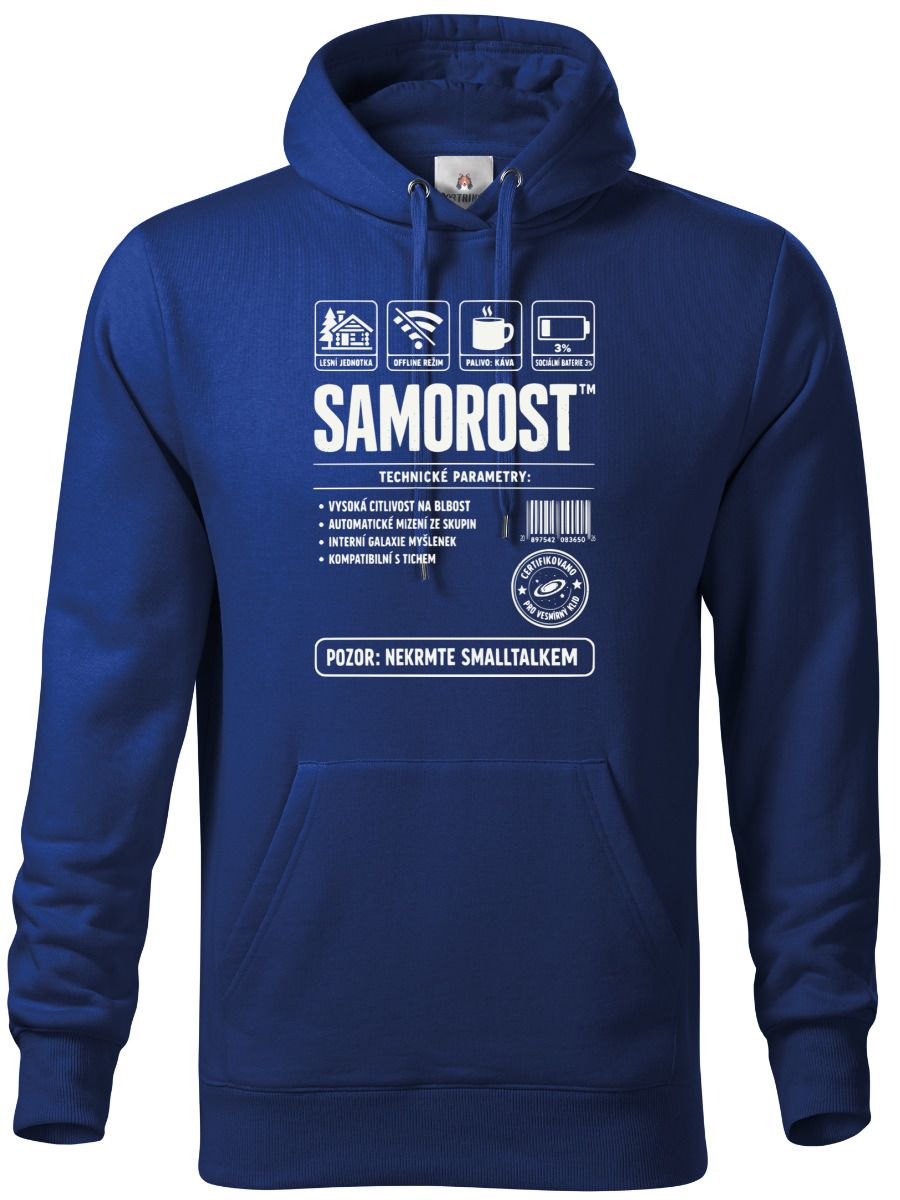 Samorost, bílý potisk