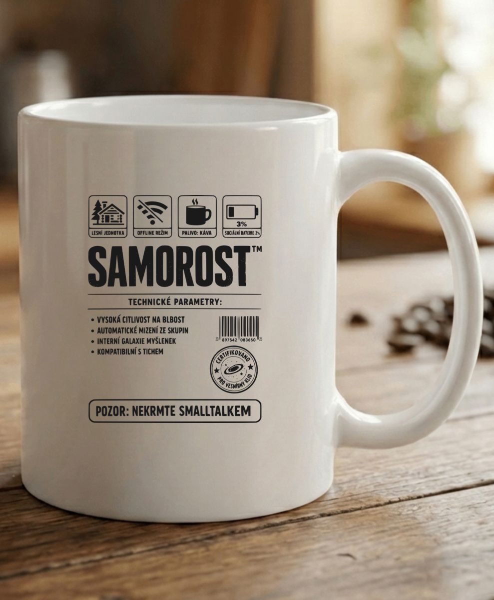 Samorost, černý potisk