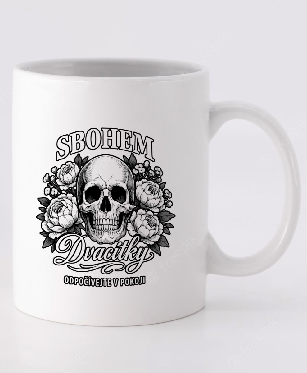 Sbohem dvacítky, černý tisk