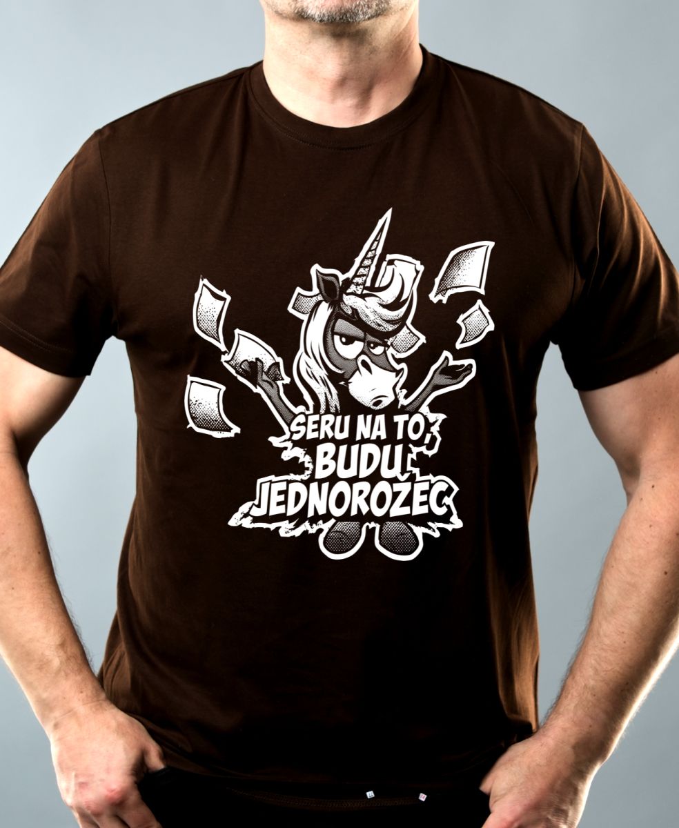 Seru na to, budu jednorožec, V2, bílý potisk