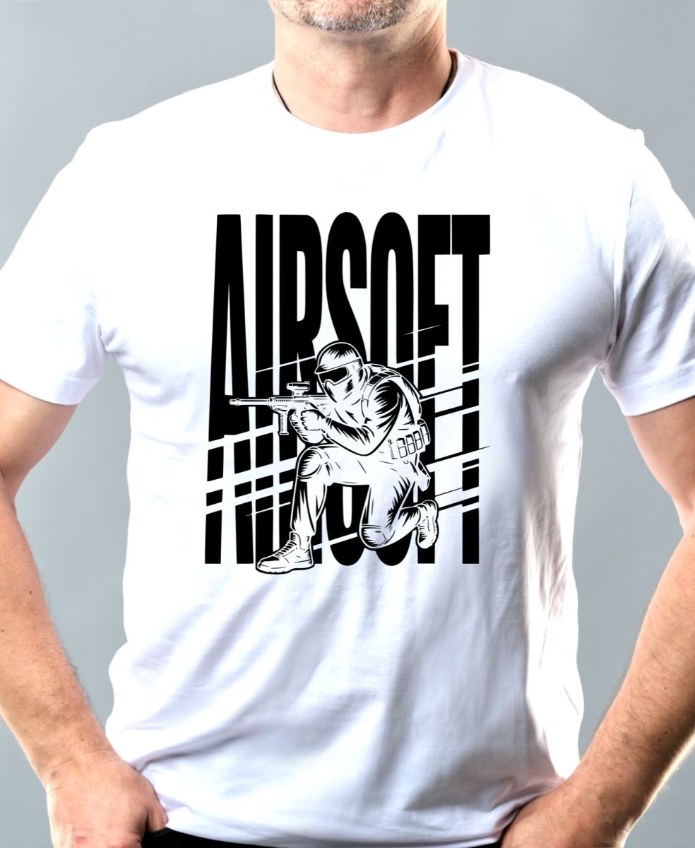 Shadow airsoft, černý potisk