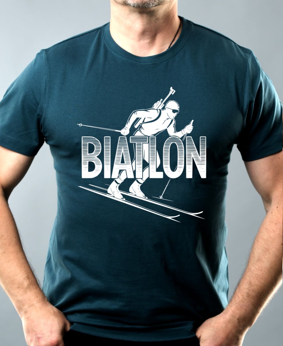 Shadow biatlon, bílý potisk