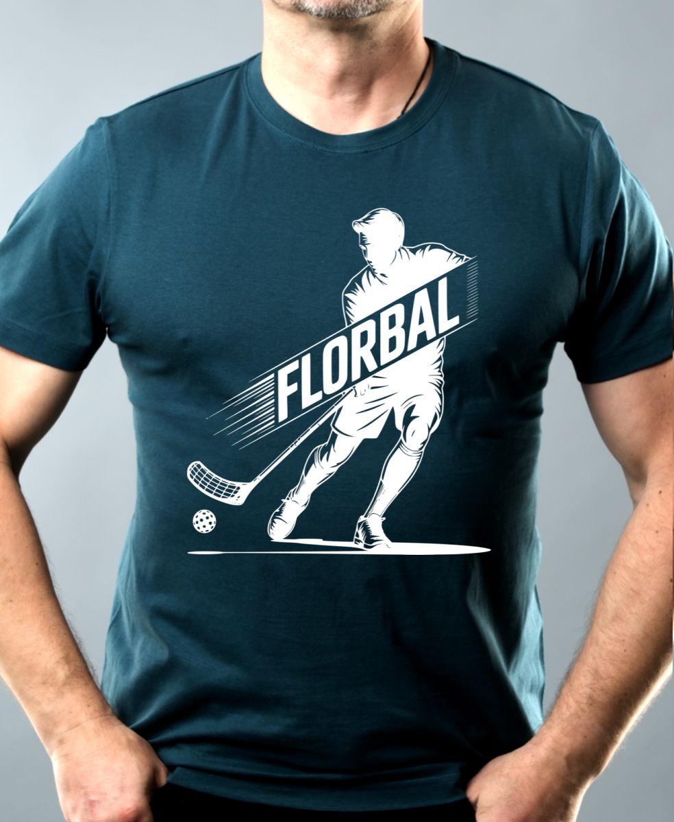 Shadow florbal, bílý potisk