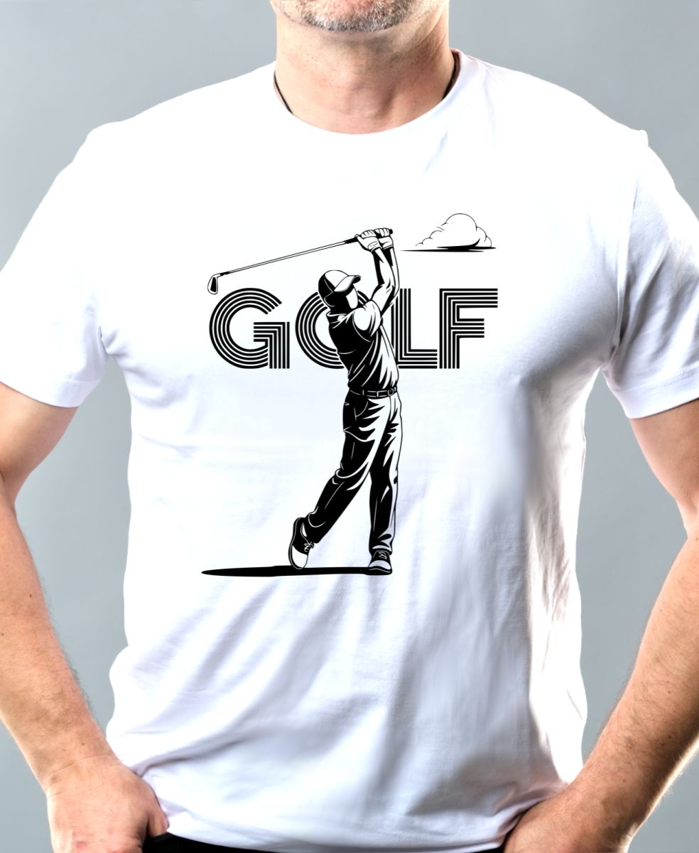 Shadow golf, černý potisk