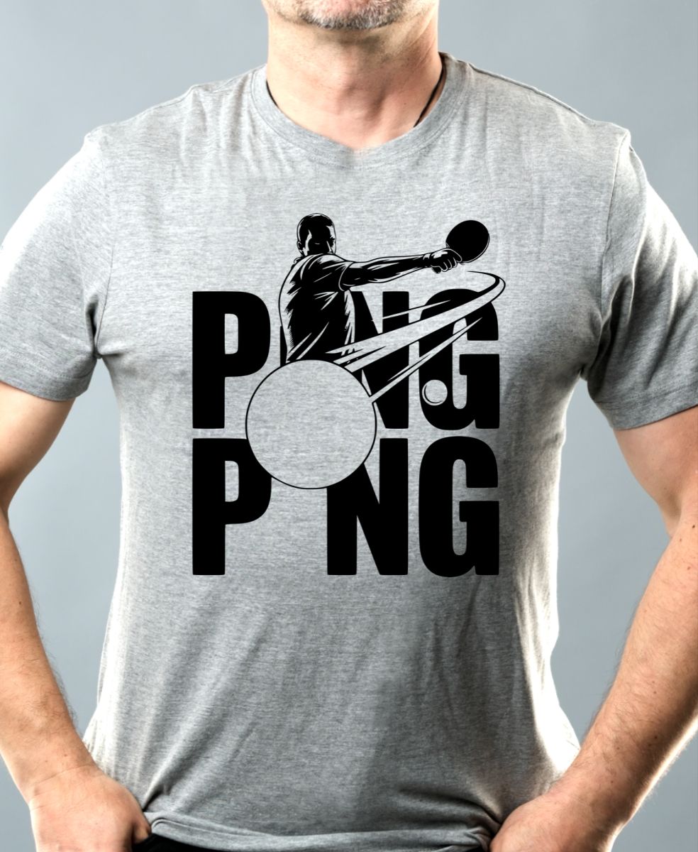 Shadow ping-pong, černý potisk