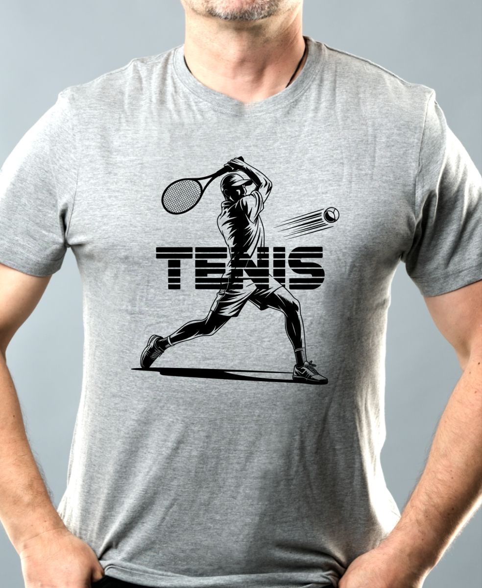 Shadow tenis, černý potisk