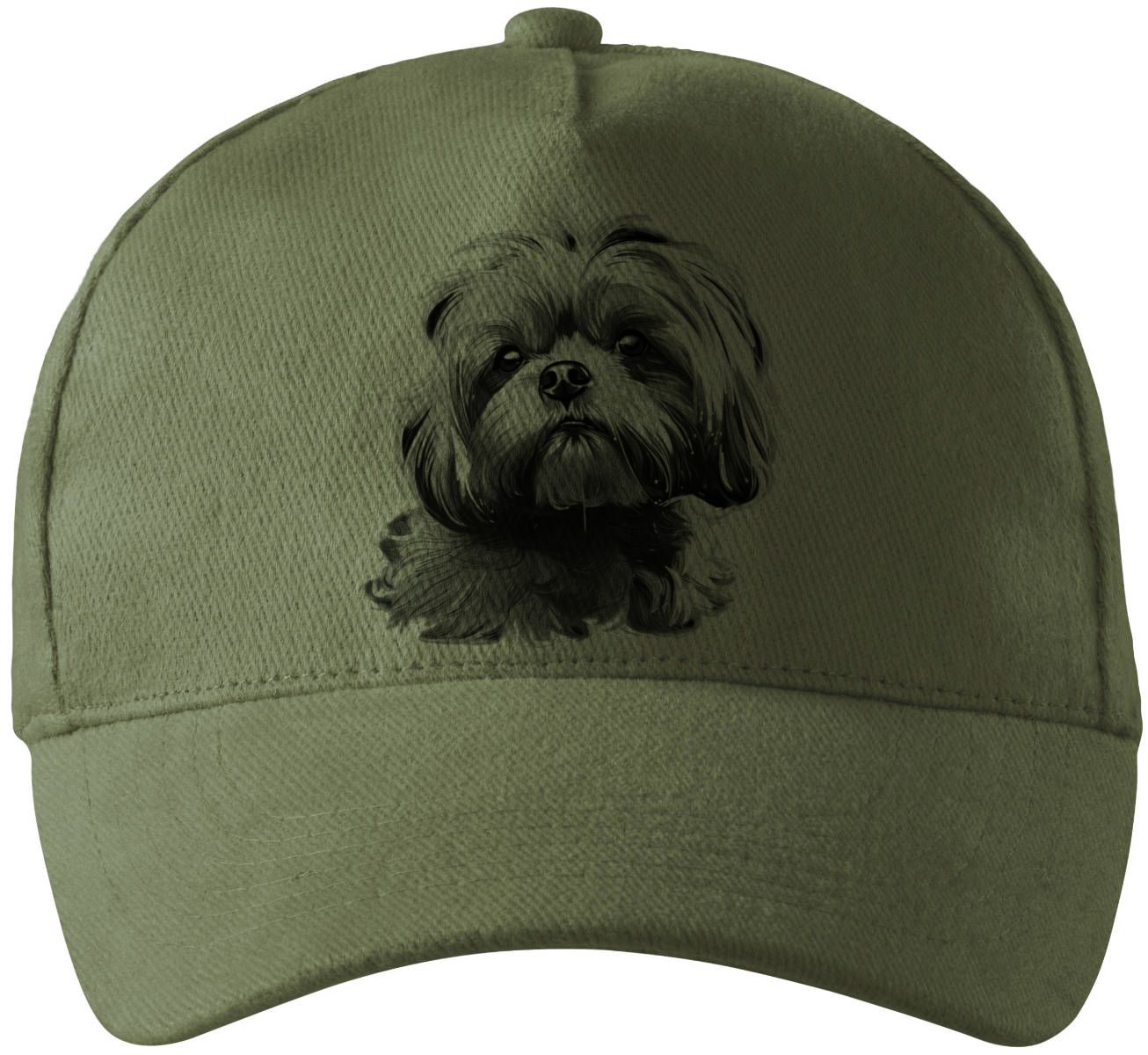 Shih-tzu, černý tisk