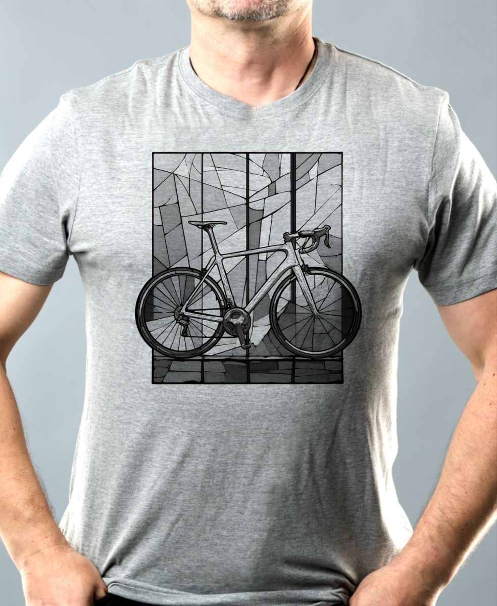 Silniční kolo mozaika, černý potisk