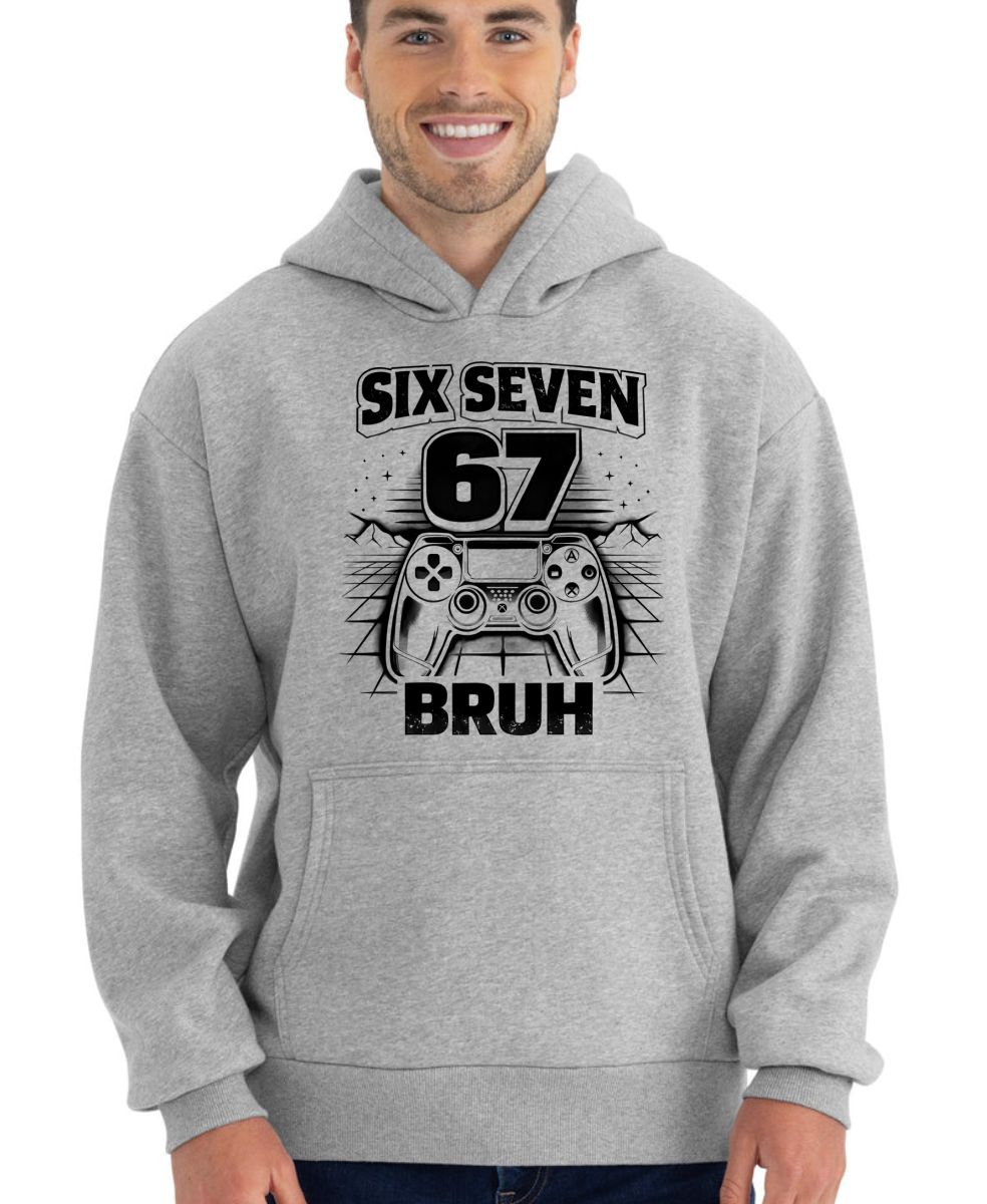 Six seven bruh gaming, V2, černý tisk