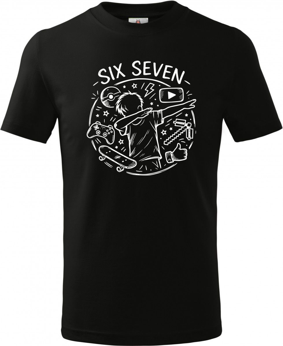 Six Seven, gamer, bílý tisk