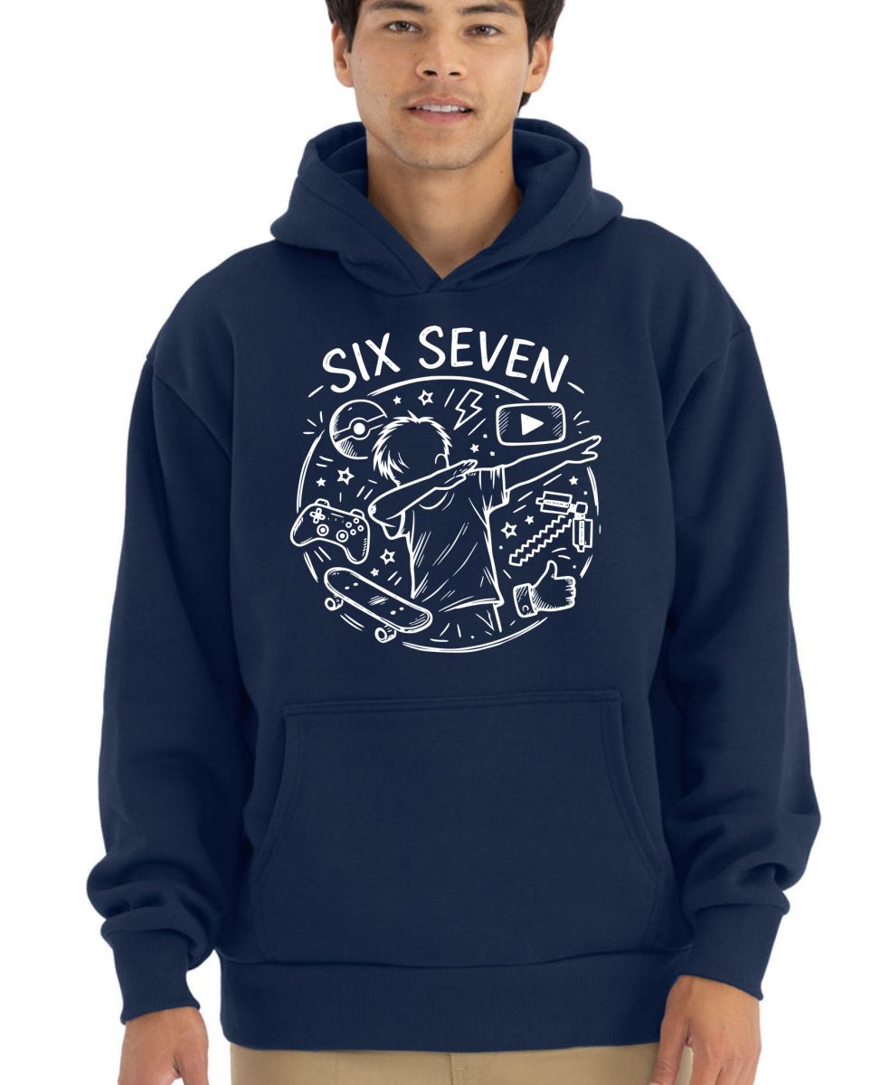 Six Seven, gamer, bílý tisk