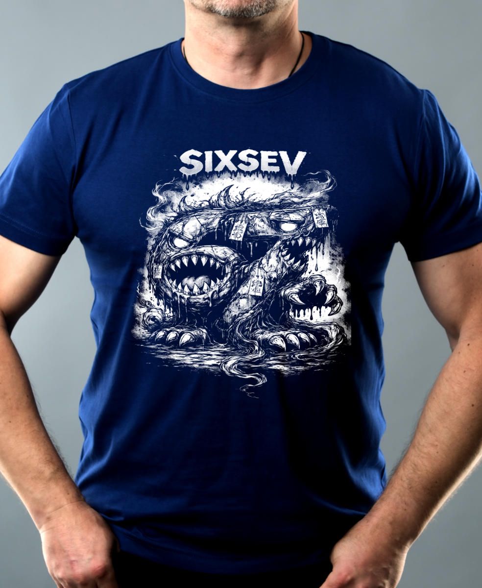 Sixsev horror 67, V2, bílý tisk Sixsev horror 67, V2, bílý tisk