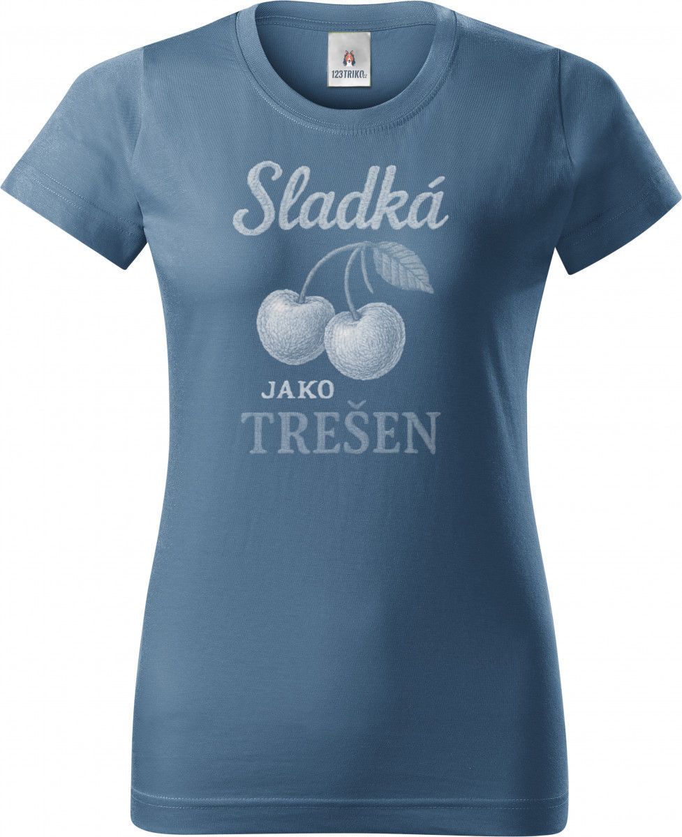 Sladká jako třešeň, bílý potisk