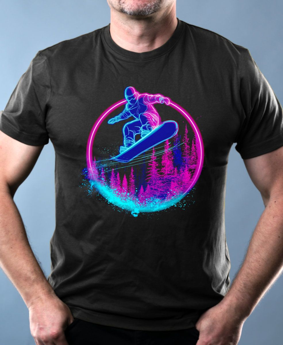 Snowboardista-neon. V1