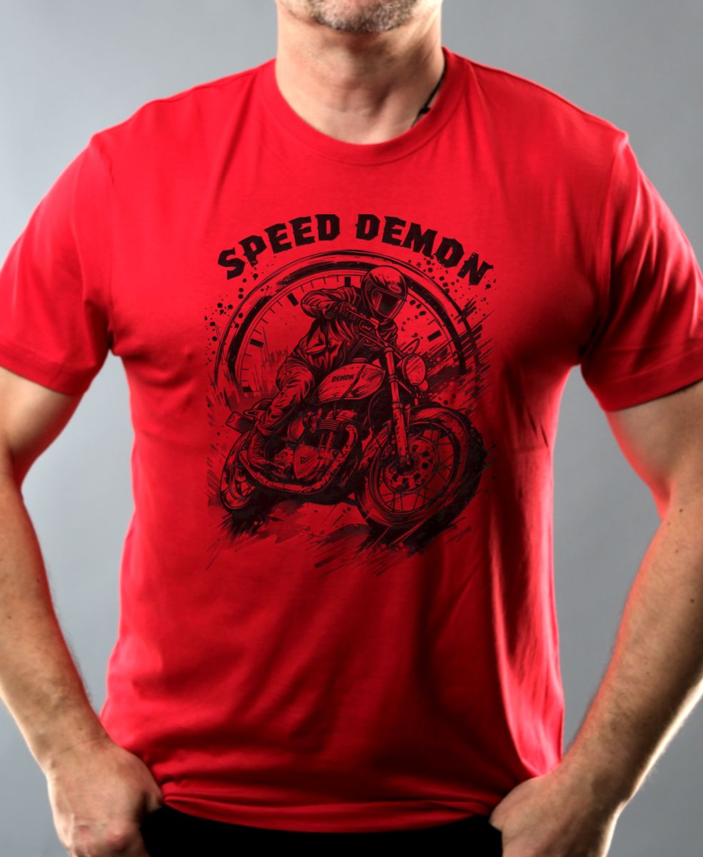 Speed demon, černý tisk