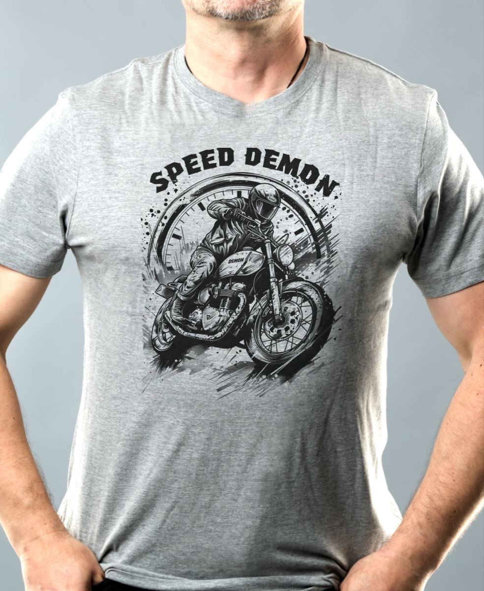 Speed demon, černý tisk