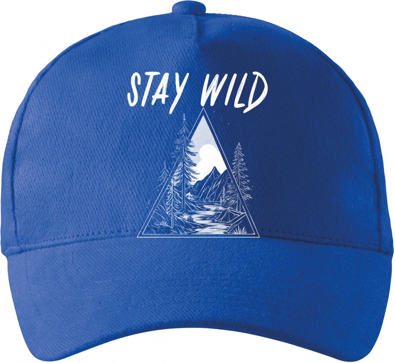 Stay Wild, V2, bílý potisk
