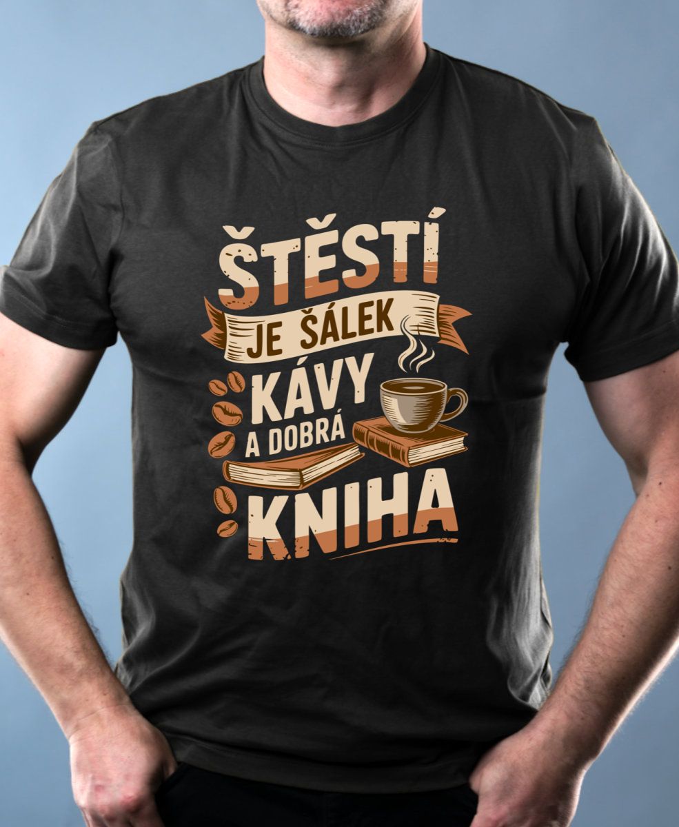 Štěstí je šálek kávy a dobrá kniha