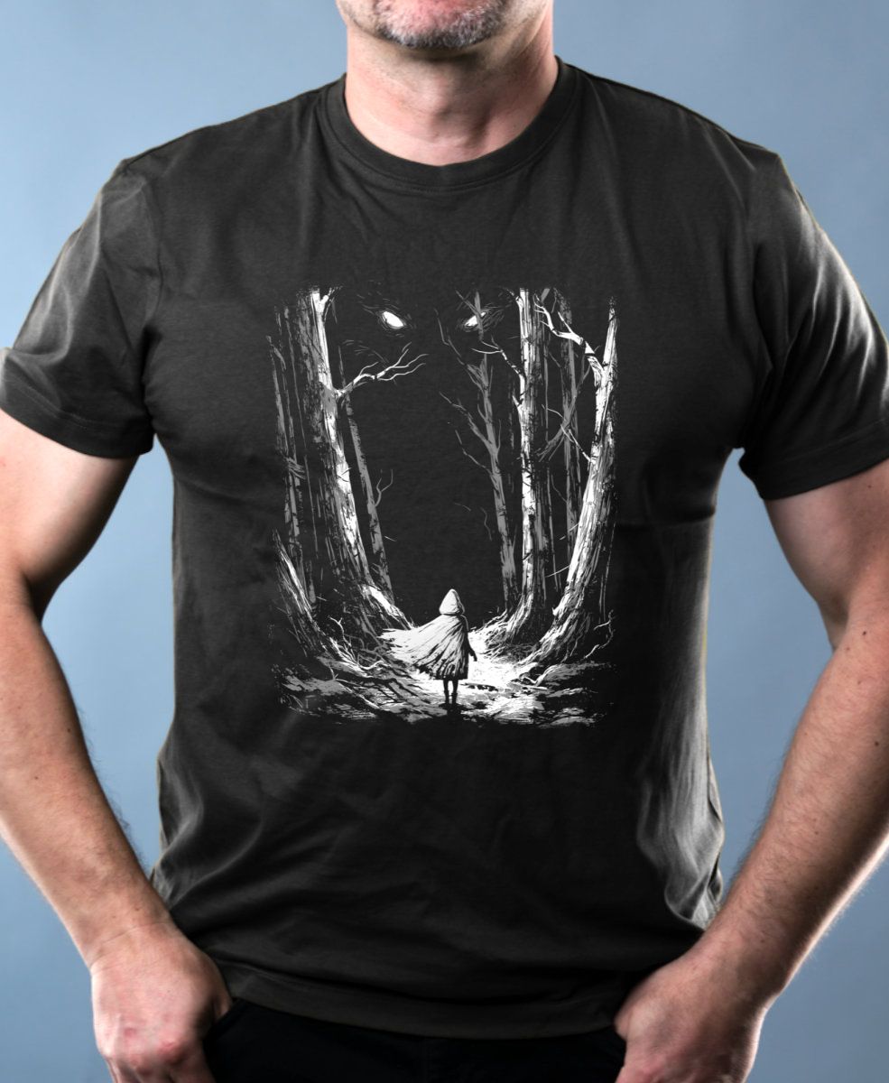 Strašidelná pohádka Karkulka, V1, bílý tisk Strašidelná pohádka Karkulka, V1, bílý tisk