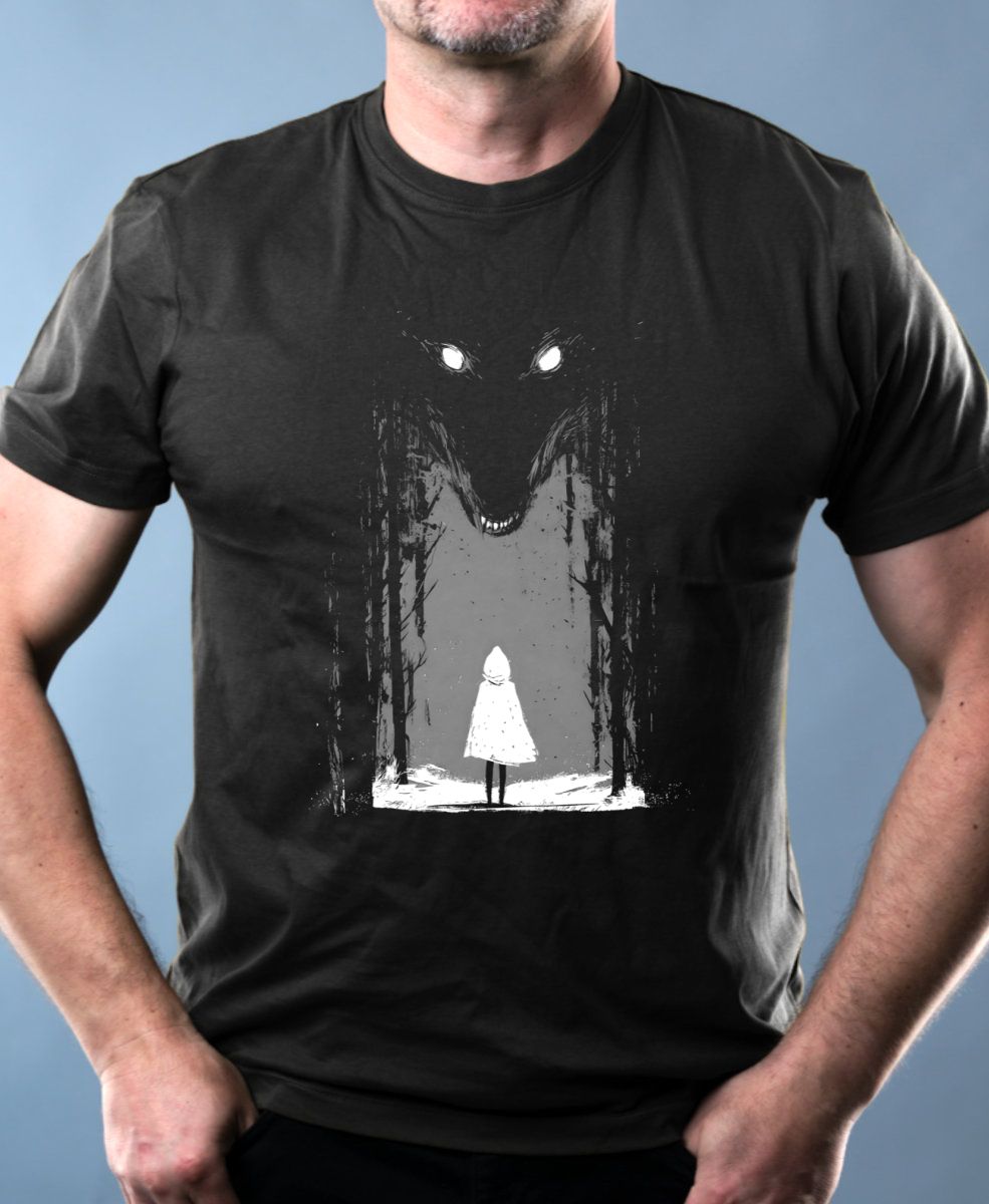 Strašidelná pohádka Karkulka, V2, bílý tisk Strašidelná pohádka Karkulka, V2, bílý tisk