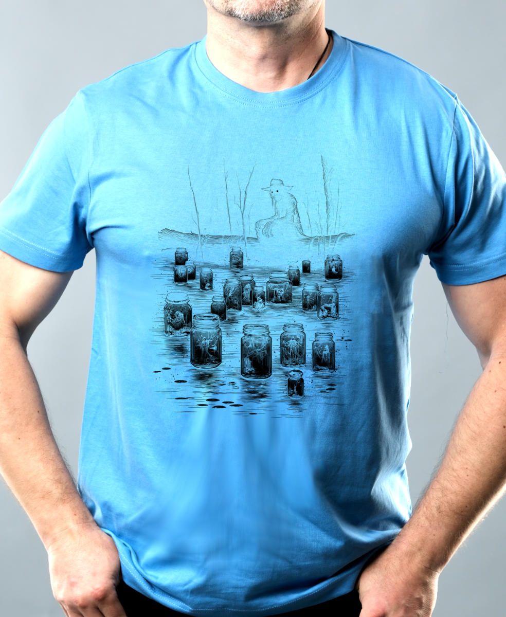 Strašidelná pohádka Vodník, černý tisk