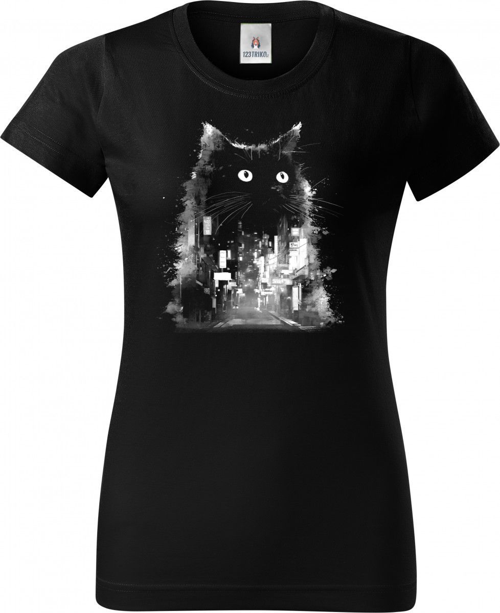 Strážkyně nočního města, bílý potisk