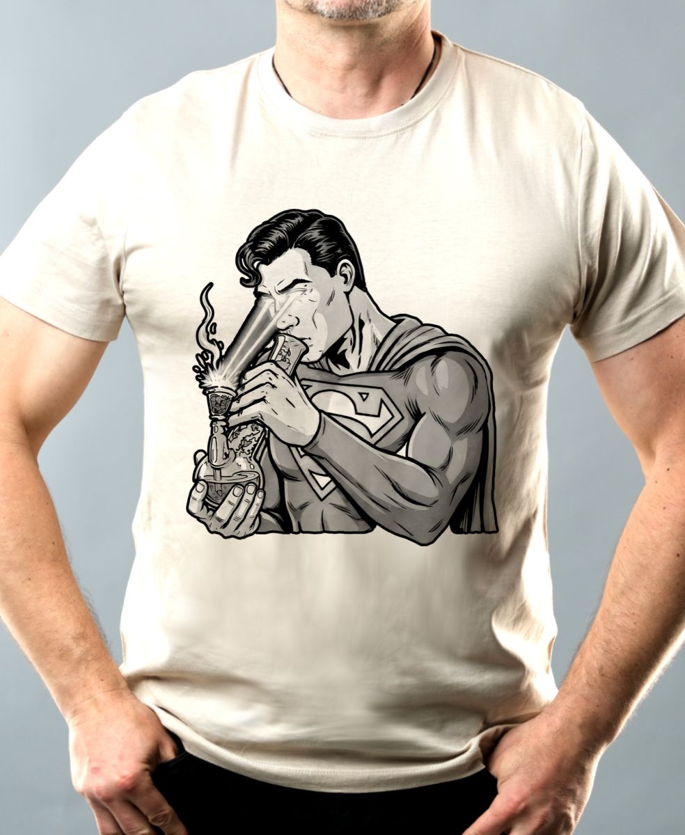 Super hulič, černý potisk