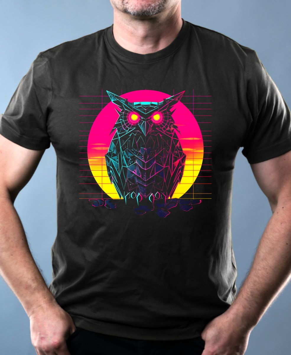 Synthwave sova