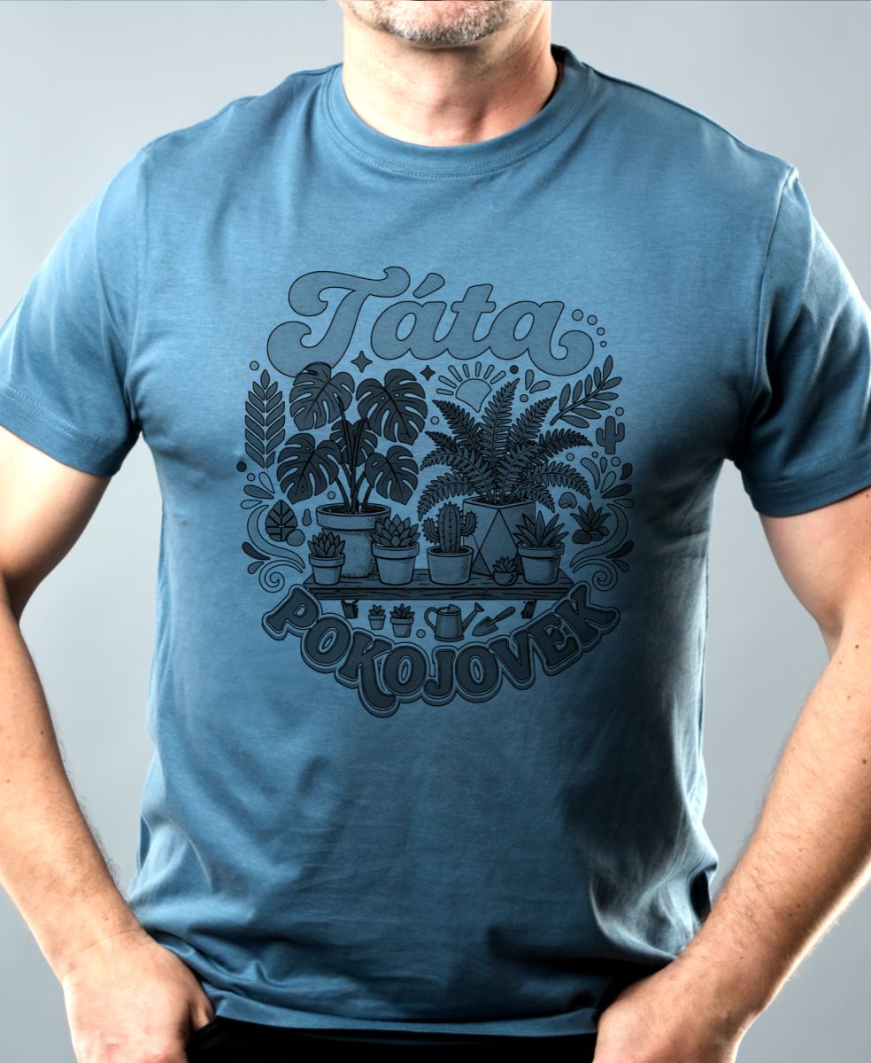 Táta pokojovek, černý tisk